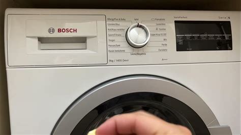 çamaşır makinesi kazan temizleme programı bosch